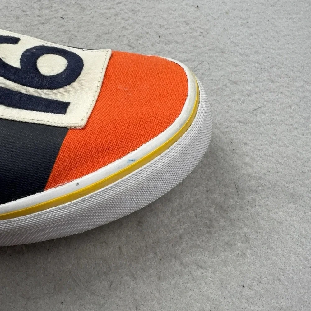 Polo Ralph Lauren Shoes Mens Size 9 Thompson III Multicolor Slip On Canvas